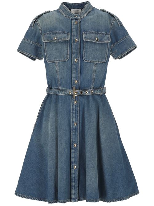 Short denim dress ALEXANDER MCQUEEN | 816098QMAC34315